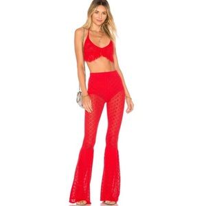 House of Harlow X REVOLVE Red Jeane Pants